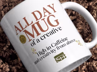 ✎ new mug of whole day