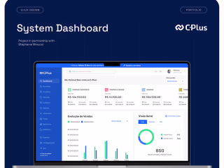System Dashboard on Behance