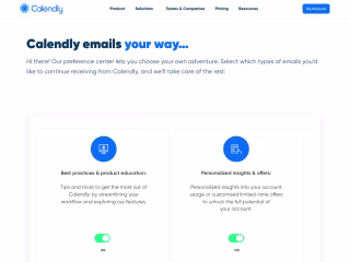 Calendly Preference Center (Marketo + Braze)