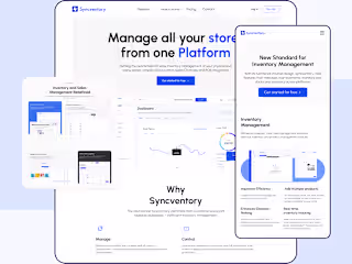 Syncventory  ERP Web app - UI/UX Product design