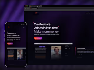 Camcorder ai Landing Page Redesign