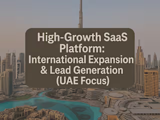 Digital Marketing Strategy for SaaS Expansion in UAE