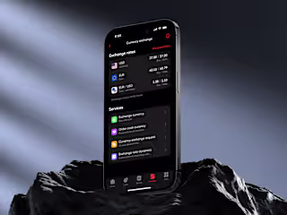 Currency Exchange in  PUMB－Banking App