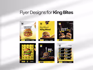 Social Media Designs for KingBites