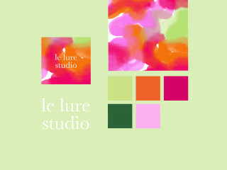 Branding for Le Lure Studio, a playful jewellery brand 🌈 🐚