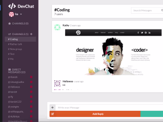 Business Chat Application 