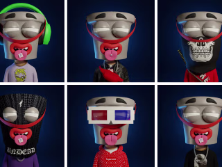 Bucket-hat Tea Party