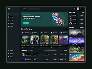 A Seamless Gaming Ecosystem: A UI/UX Design in Figma