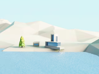 Lowpoly 3D Environment Design in Blender
