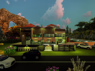 architectural home design for a family :: Behance