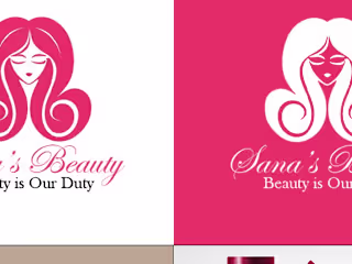 Design It Down on Instagram: “Logo for Sana’s Beauty Salon with…