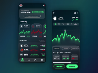 Stock Market App UI Design