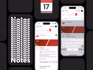 📓 Fitness App - Workout Notes & Calendar