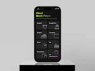 Music Player App Design