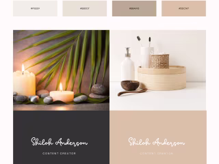 Brand design and Biolink website for a content creator