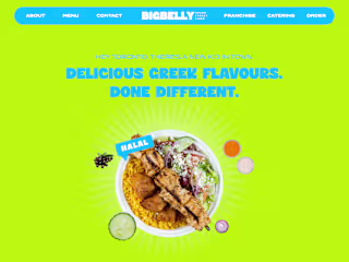 BigBelly Greek Street Food – Custom Website Design & Development