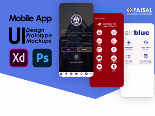 Mobile App UI/UX Mockup design