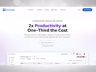 OneSuite | A complete SASS | Web app using React,Next & Node