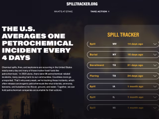 Developing for a Non-profit | Petrochemical Accidents