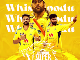 Csk Sports Poster