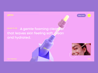 GLOW – Skin Cleanser Website