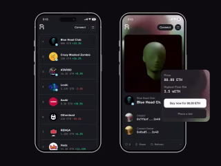 Rush: NFT Marketplace — Brand Identity & UI/UX Mobile App Design