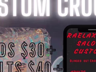 Raeraebaby1theblogger on Instagram: “Get your #cumstomcrocs tod…