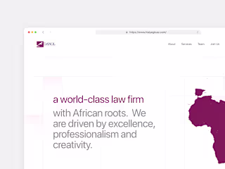 Website Design for a Law firm providing legal solutions