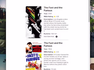 Movie Watchlist App