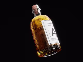 3D Render of Rum Product
