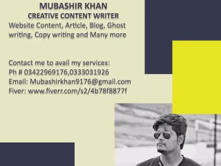 Content Writer
