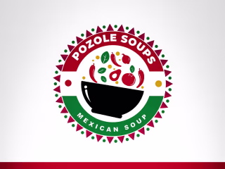 
Mexican Soup logo design | Pozole Soups