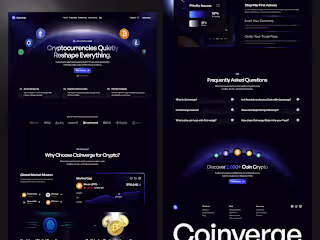 Crypto Landing Page Design | Landing Page