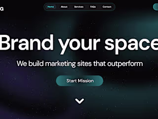 Moonlanding Landing Page