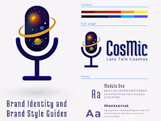 CosMic - Brand Identity and Brand Style Guides - 3D