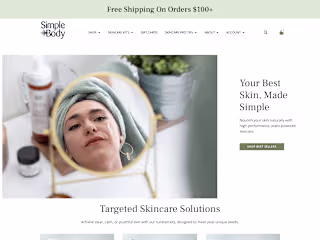 Shopify Beauty Website