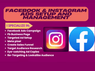 I will setup manage your facbook instagram ads campaign busines…