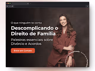 Landing Page for a Speaker Lawyer