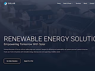 Solar – Built with Framer