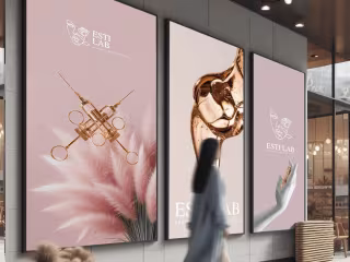 💫Esti Lab aesthetic medicine clinic🌸, Brand identity, UI/UX