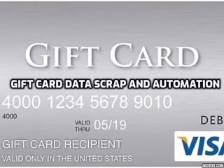 GIFT CARD AUTOMATION WITH SCRAPING