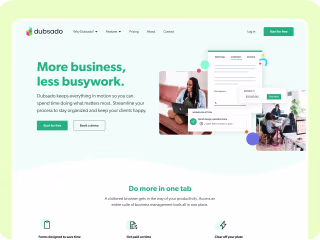Dubsado Marketing Website