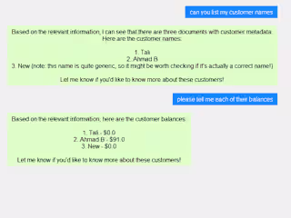 Interactive Chatbot Application for Data-Driven Conversations