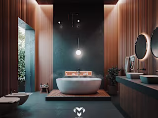 Modern Dark Bathroom