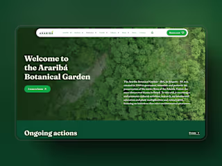 Araribá Botanical Garden Framer Site