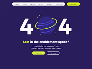 404 Interactive Web Animation