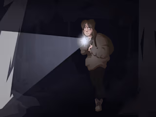 "Night Walk" Concept art/Storybeat