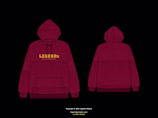 Legendz Hoodie Design Reference Tech Pack