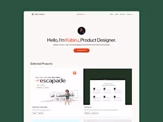 Kabiru Adediran Portfolio (Framer Development)