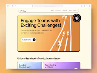 The Corp Challenge - Landing Page
